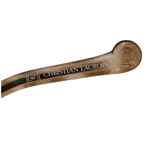 Christian Lacroix 7386 40 Silver‎ Metal Tortoise 57/14-125 Austria Frames Only - Picture 7 of 8